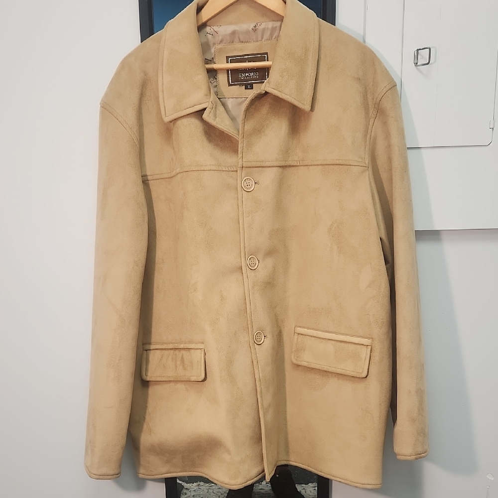 Tan Suede Men's Jacket